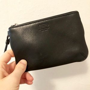Black Coach wristlet